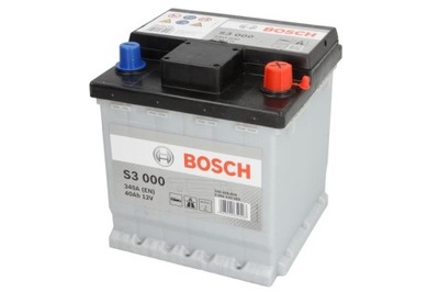 АККУМУЛЯТОР BOSCH S3 001 (40AH/340A, ПРАВАЯ +, B13)