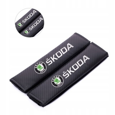 2 PC. COVER ON BELT SAFETY SKODA  