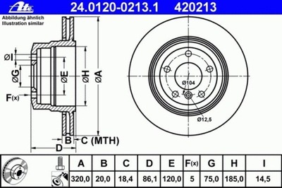 DISCO DE FRENADO BMW 5 E60,61 05-10 PARTE TRASERA WEN X  