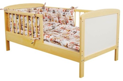Tapczanik łóżeczko 120x60 Bartek 1/3 pościel mater