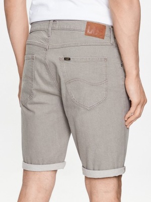 LEE Szorty jeansowe 5 Pocket L73MKMC62 Beżowy Regular Fit