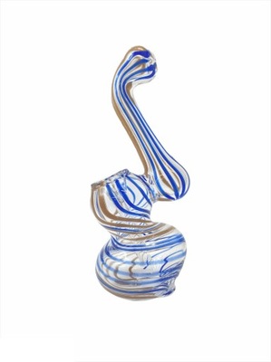 Lufka szklana mini BUBBLER 15 cm duży cybuch