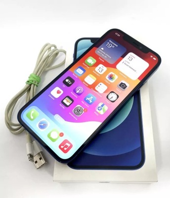 TELEFON APPLE IPHONE 12 64 GB BLUE NIEBIESKI OKAZJA