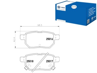 Hella pagid гальмівні колодки гальмівні lexus ct 200h zwa10_ фото №1