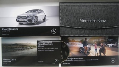 MERCEDES W213 E CLASE 2016-2020 LIBRO MANTENIMIENTO PL ORIGINAL EN FORRO MERCEDES  