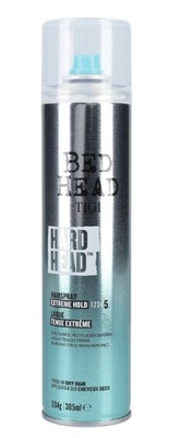 TIGI BED HARD HEAD HAIRSPRAY MOCNY LAKIER 385 ml