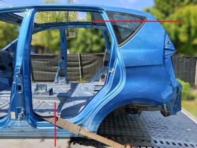 Чверть крила задній задній лівий mercedes benz a w169 955 фото №1