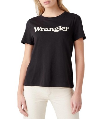 T-shirt Wrangler REGULAR TEE W7N4GHXV6 FadedBlk XS