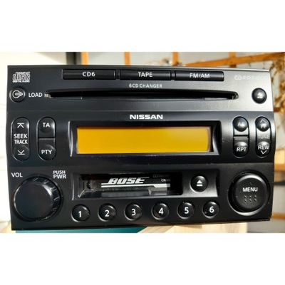 RADIO DE AUTOMÓVIL BOSE CD FM AM NAVEGACIÓN NISSAN MURANO Z50 2005 2006 2007  