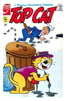 Magnes na lodówkę bajki Top Cat Kocia ferajna