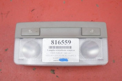 Лампа освітлення салону задня opel astra 4 iv j 10r фото №1