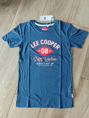 T-shirt Lee Cooper rozmiar 134-140, 10A Granatowy