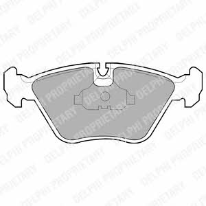 КОЛОДКИ ТОРМОЗНЫЕ DELPHI LP602