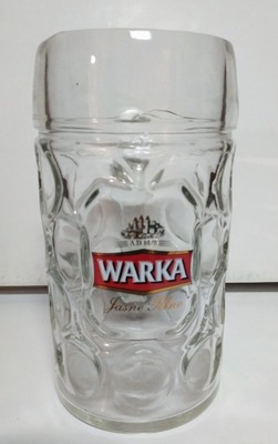 kufel 1 litr, Browar Warka , jasne pełne z 2010r.
