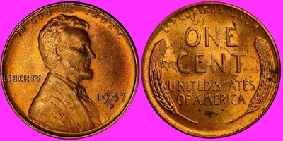 USA 1 Cent 1947 „D” - Denver /U 330