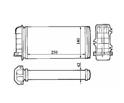 HEATER FIAT BRAVA/BRAVO 10.95- 46721967 NEW CONDITION  