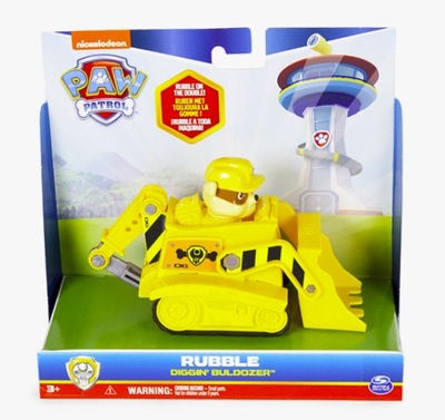 Psi Patrol pojazd Rubble Buldożer