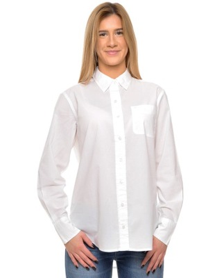 WRANGER koszula white BOYFRIEND PKT SHIRT 40 L