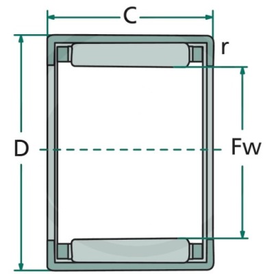 Fag подшипник игольчатый фото №1