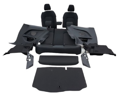 Ford fiesta mk8 сидіння заднє сидіння пластики комплект 3d фото №1