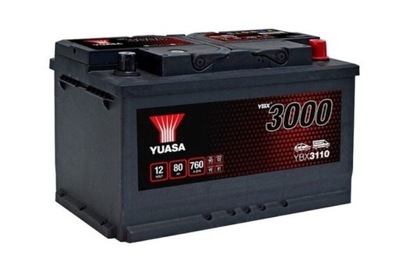 АККУМУЛЯТОР YUASA 12V 80AH/760A SMF P+