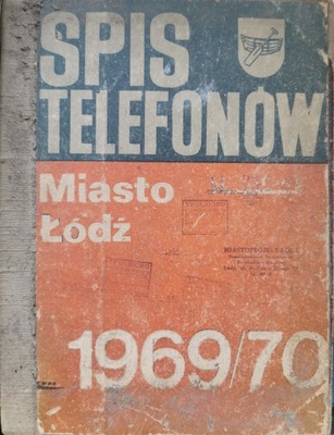 Spis telefonów Łódź 1969/70