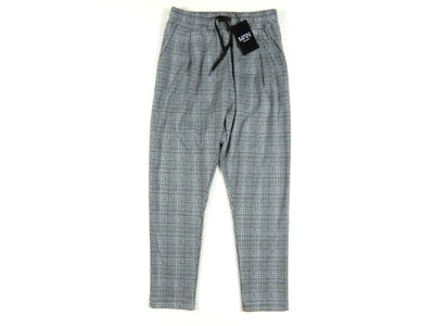 BOHOO MAN__JOGGERS__SPODNIE SLIM PEPITKA__M/L