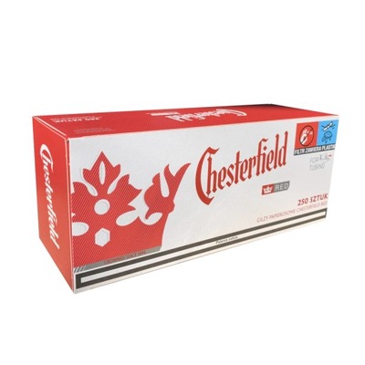Gilza CHESTERFIELD RED do papierosów do palenia