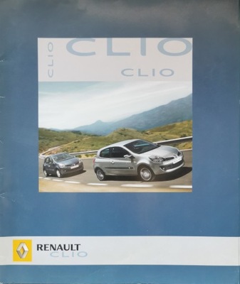 Renault Clio Katalog Prospekt wielostronicowy