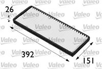 VALEO FILTRO DE CABINA AUDI A4 B5 94-/A4 B7 02-/VW PASSAT B5 96-  