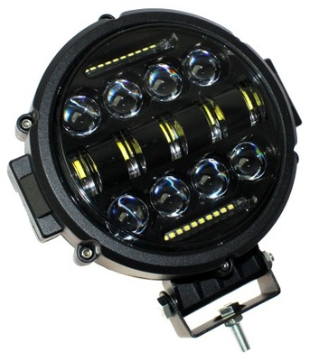 ŽIBINTAS DARBINĖ KELIŲ LED REFLEKTORIUS DRL 2W1 80W HALOGENAS 12V 24V 