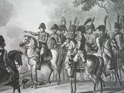 1825 ORYGINAŁ NAPOLEON bitwa pod Moskwą DUŻA wojny napoleońskie