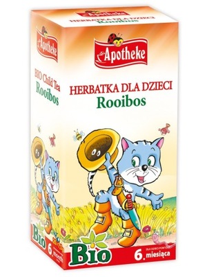 BIO ekologiczna herbatka dla dzieci TRAWIENIE Rooibos ekspres 20T Apotheke