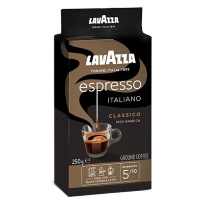 Lavazza Caffe Espresso. Kawa mielona 250g