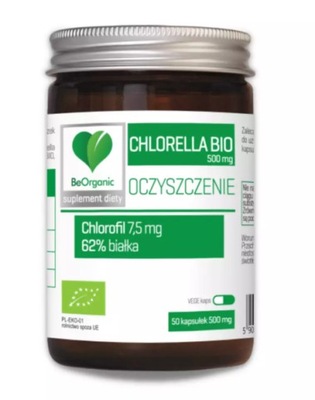 Chlorella BIO BeOrganic 50 kap Organiczna