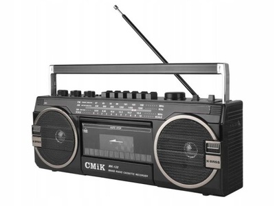 Magnetofon kasetowy CMiK MK-132BT czarny