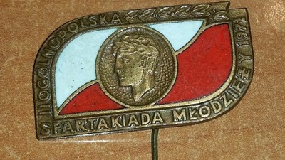 Odznaka - II Ogólnopolska Spartakiada Młodzieży