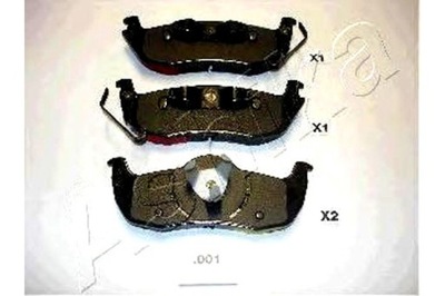 Ashika тормозные колодки тормозные jeep commander 3.0crd фото №1