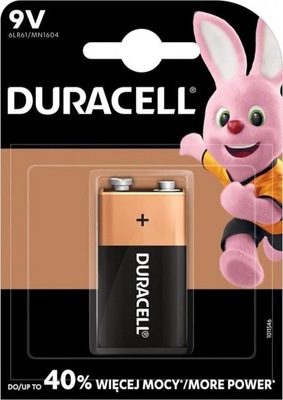 BATERIA DURACELL BASIC 6LR61 9V BL1