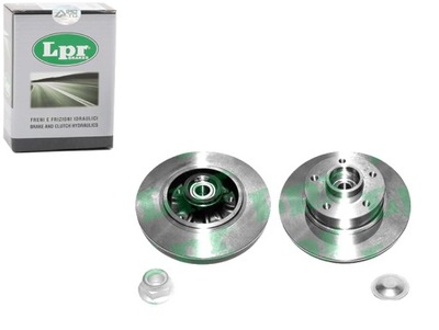 DISCOS DE FRENADO 2 PIEZAS PARTE TRASERA CON COJINETE RENAULT FLUENCE MEGANE MEGANE  