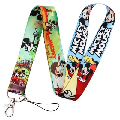 KKZ004 MICKEY&MINNIE STITCH LANYARD PARA KEYS KEYCHAIN BADGE HOLDER ID  