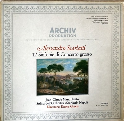 2LP SCARLATTI 12 SINFONIE DI CONCERTO GROSSO