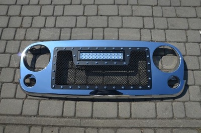 Решётка радиатора решётка радиатора jeep wrangler jk фото №1