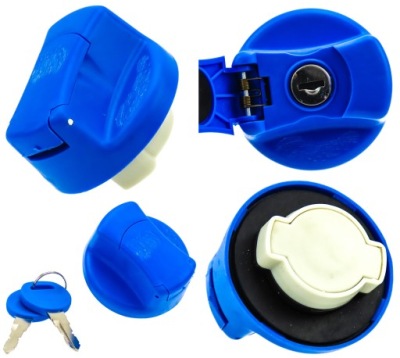 Кришка заливної adblue 40mm з замком 1 2 ключами фото №1