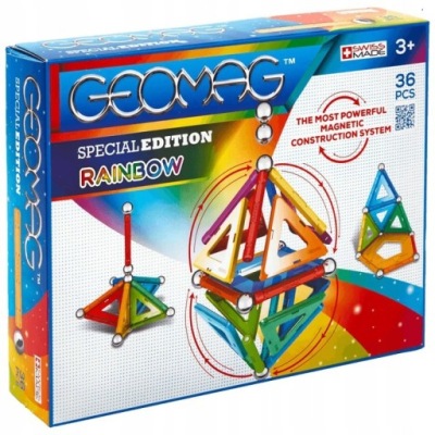 GEOMAG REAINBOW Klocki magnetyczne 36 elementów