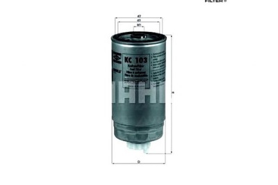 Knecht фильтр топлива alfa romeo 145 146 156 166 fia фото №1