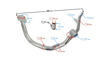 LEVER NOZNA BRAKES REAR FOR MOTOROWERU FIGHTER 2  