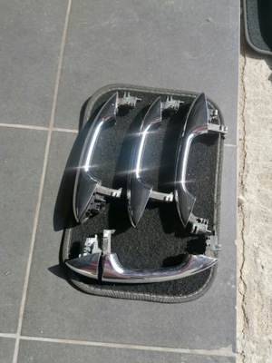 Mercedes w213 ручка keyless 197 перед задняя хром фото №1