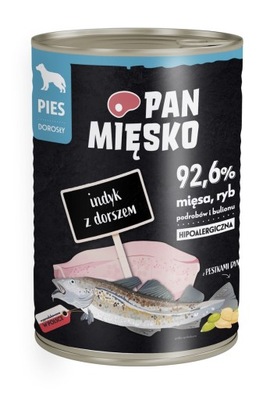 Pan Mięsko indyk z dorszem 400 g