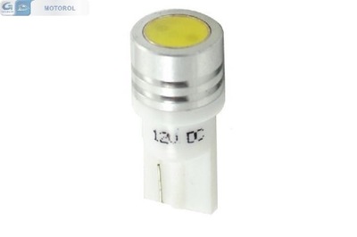 LUZ DIODO LUMINOSO LED 12V W5W 1W BLANCA 1XDIODO LUMINOSO LED HP  